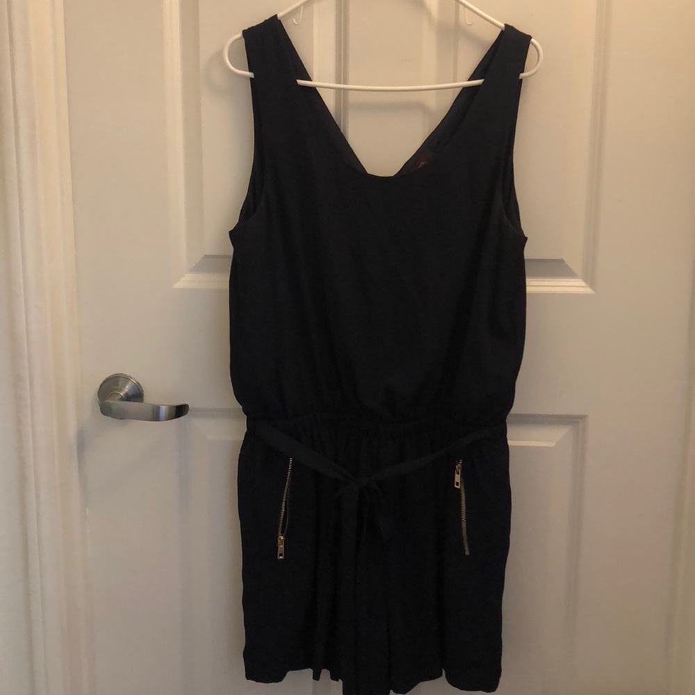 Navy blue romper